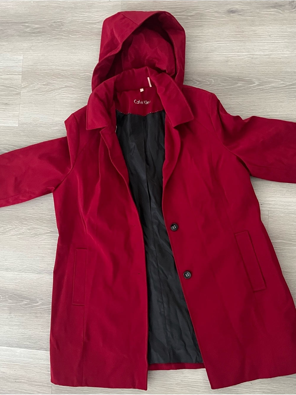 Calvin Klein Women’s Crimson Pea Coat